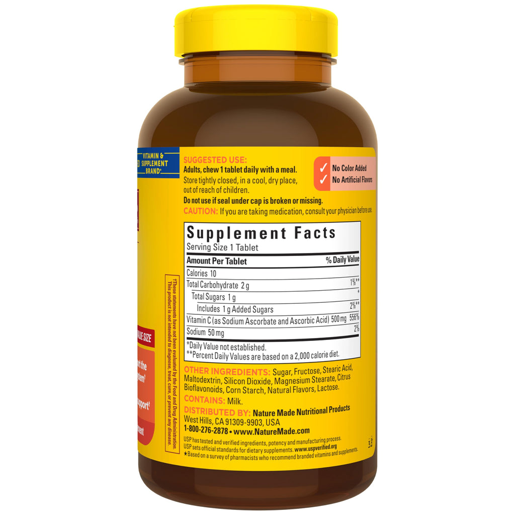 Nature Made Chewable Vitamin C Tablets