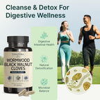 VINATURA Wormwood Black Walnut Clove Capsules - 60 Count - image 4