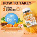 NEVISS Sugar Free Turmeric Ginger Gummies