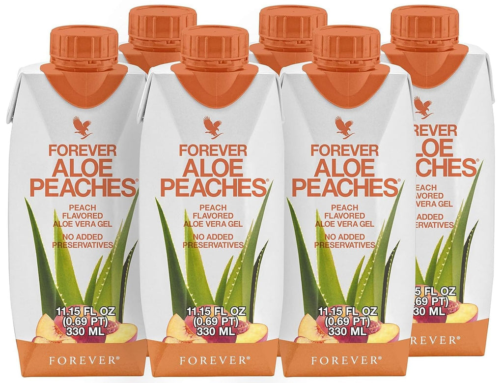 Forever Living Forever Aloe Peaches Drink - Pack of 6