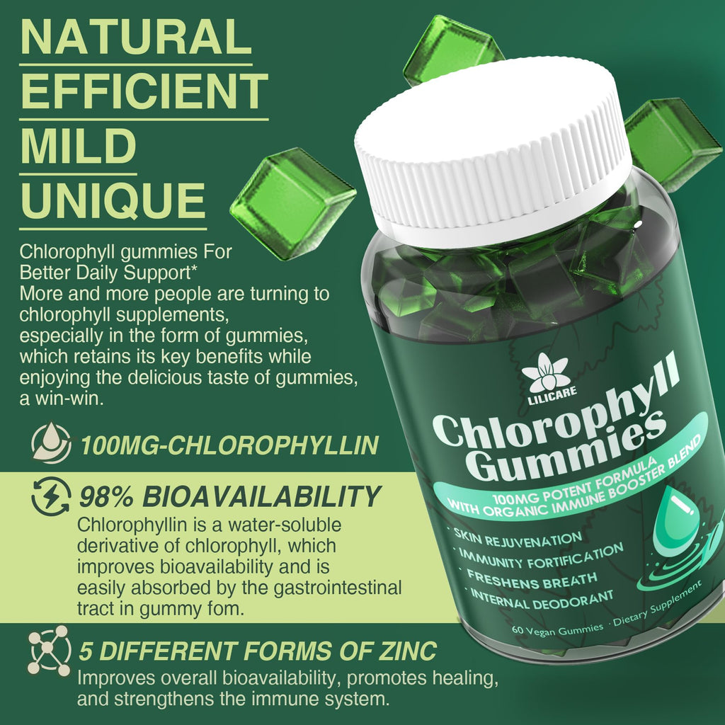 LILICARE Sugar Free Chlorophyll Gummies