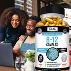 Kaya Naturals B-12 Complex - Multivitamin Supplement for Women & Men