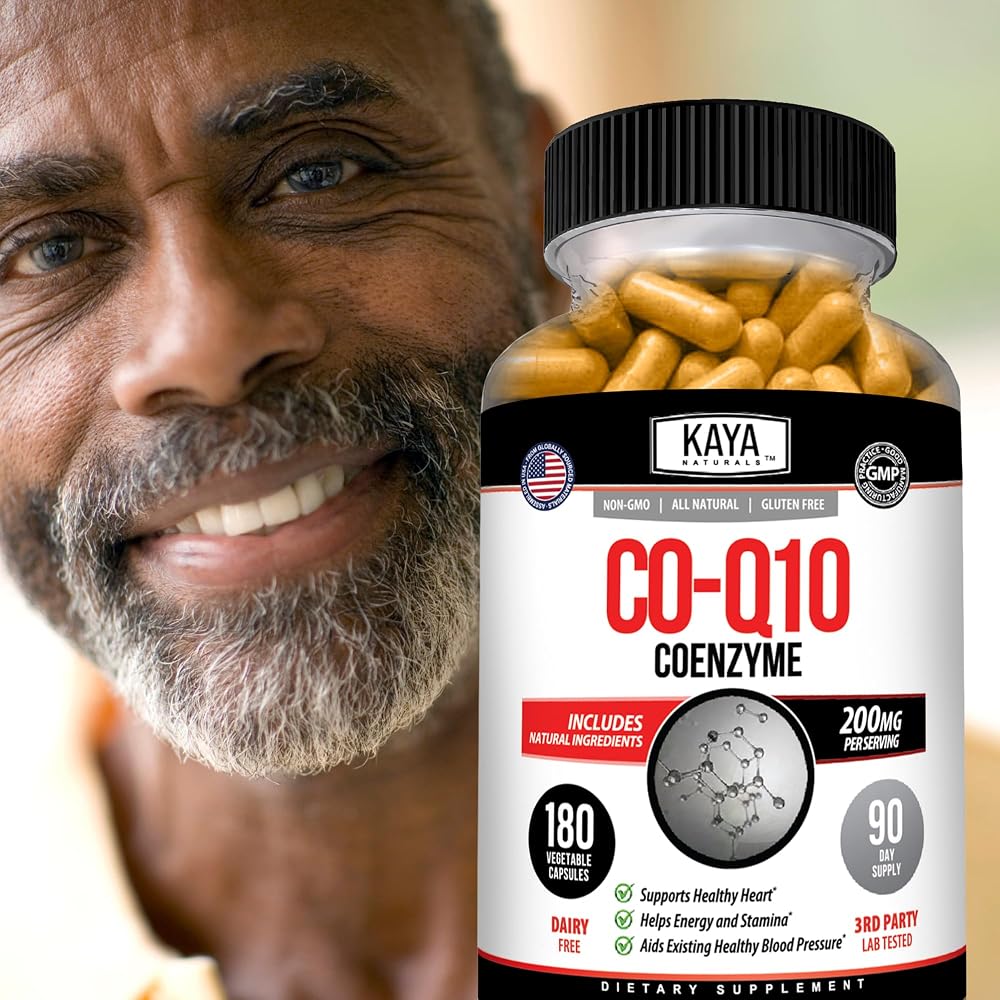 Kaya Naturals CoQ10 200mg Antioxidant Supplement - 180 Vegetarian Capsules - image 9