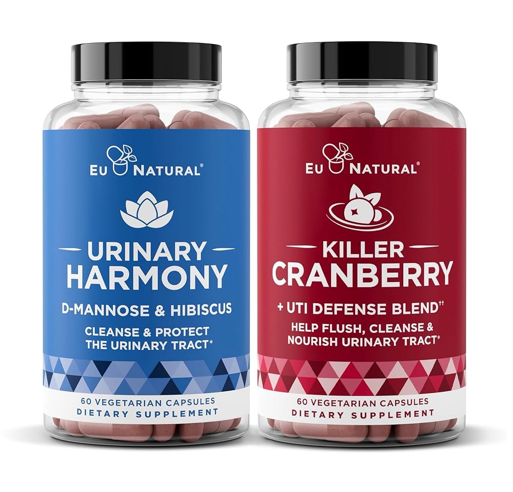 Eu Natural Women's Urinary Tract Bundle with Cranberry + D-Mannose