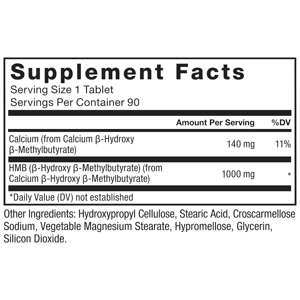 Force Factor HMB Supplement to Preserve Lean Muscle - 90 Tablets - image 6