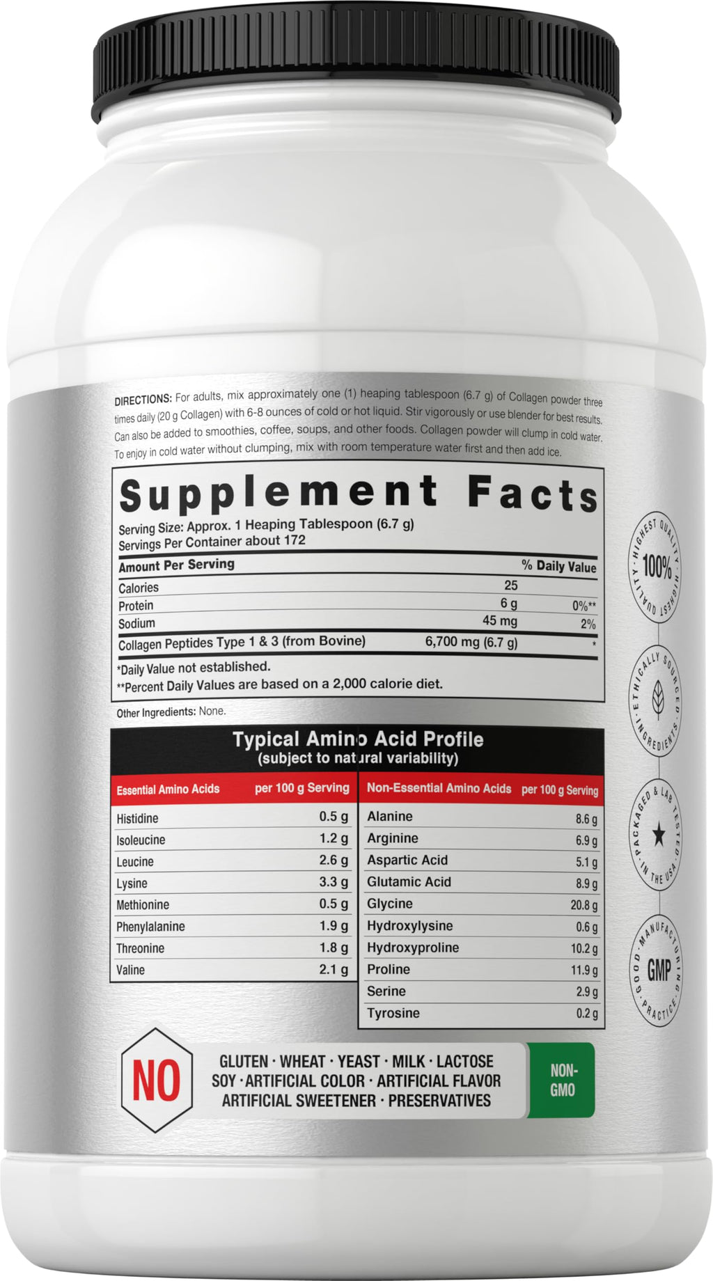 Horbäach Collagen Peptides Powder Grassfed - 40 oz - image 2