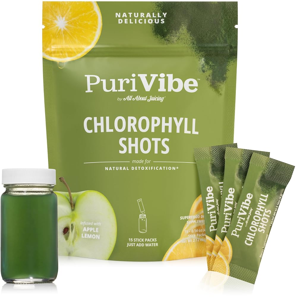 All About Juicing Chlorophyll Green Juice Shots - Clean Energy