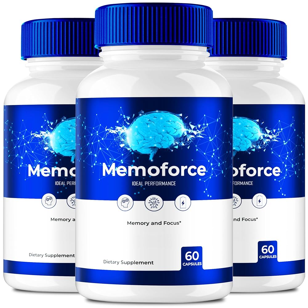 IDEAL PERFORMANCE Memoforce Brain Support Capsules - 180 Count