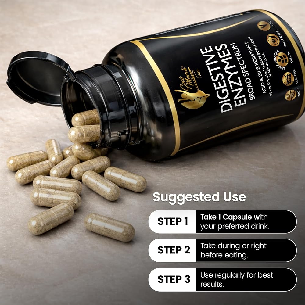 Cocó March N.M.D Digestive Enzymes 18 Blend - 30 Veg Capsules - image 5
