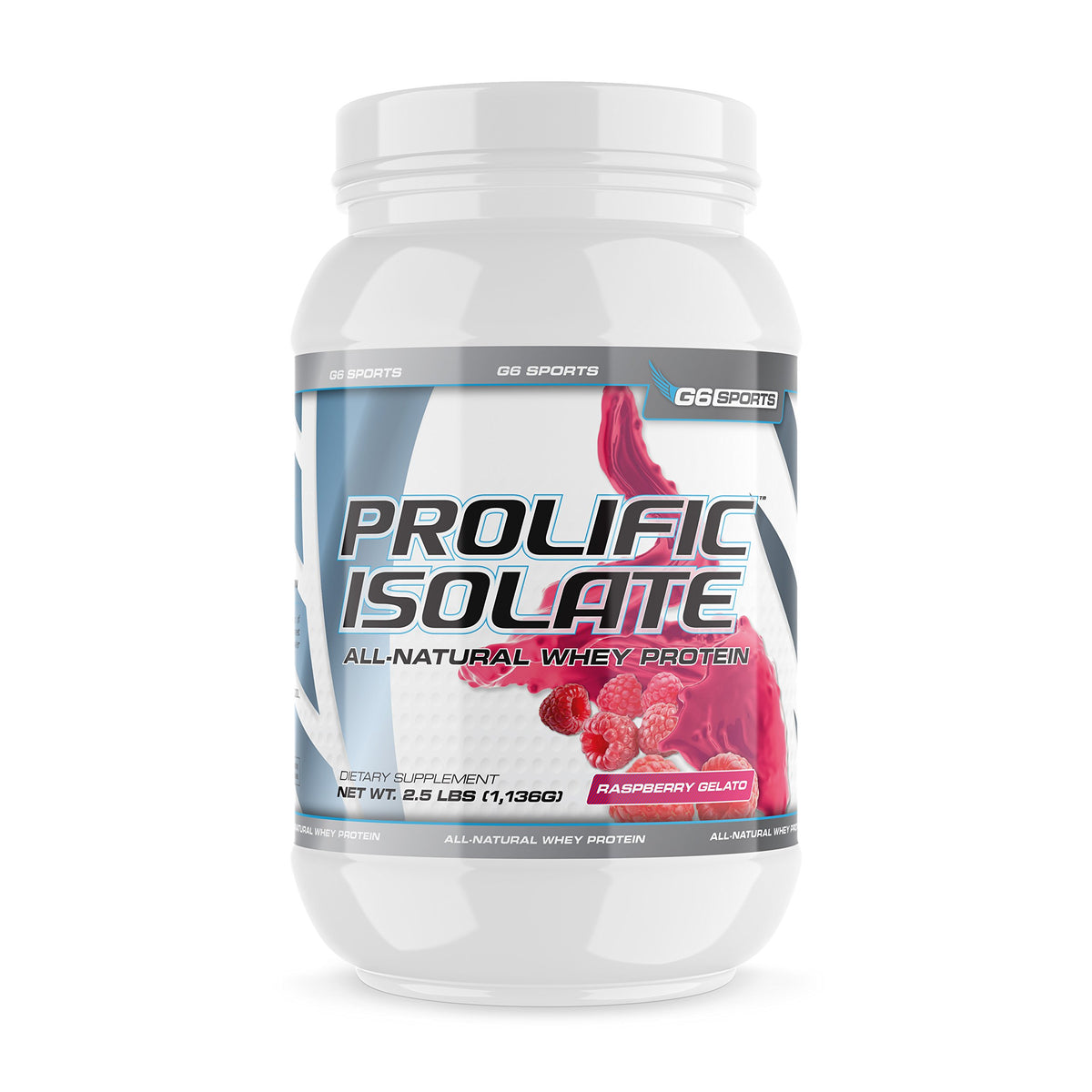 G6 Sports G6 Whey Isolate Prolific 2.5 LB