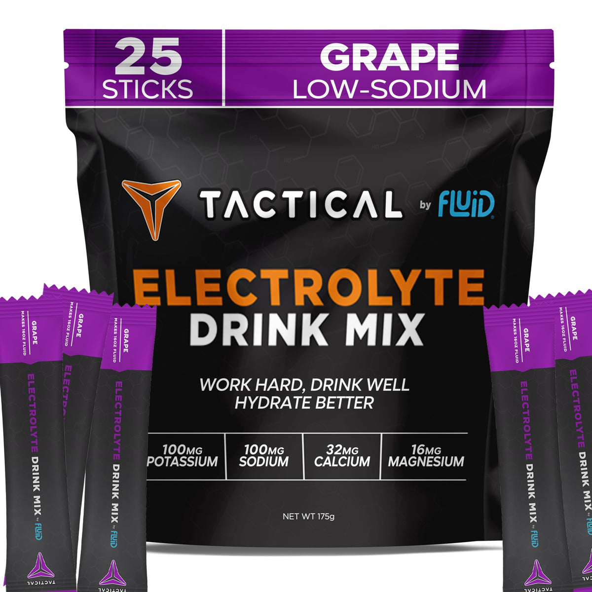 Fluid Tactical - 25 Count Electrolyte Powder