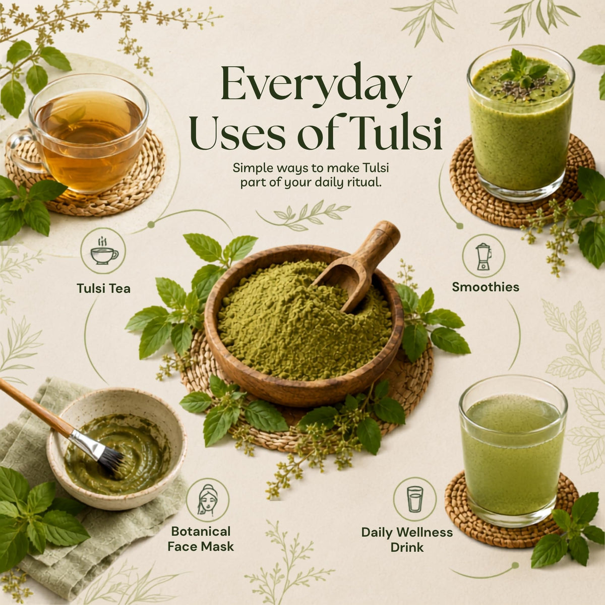 Vitamatic Certified USDA Organic Tulsi Powder - 16 Ounces - image 5