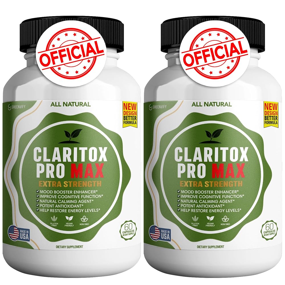 GREENVIFY Claritox Pro Max Extra Strength Supplement