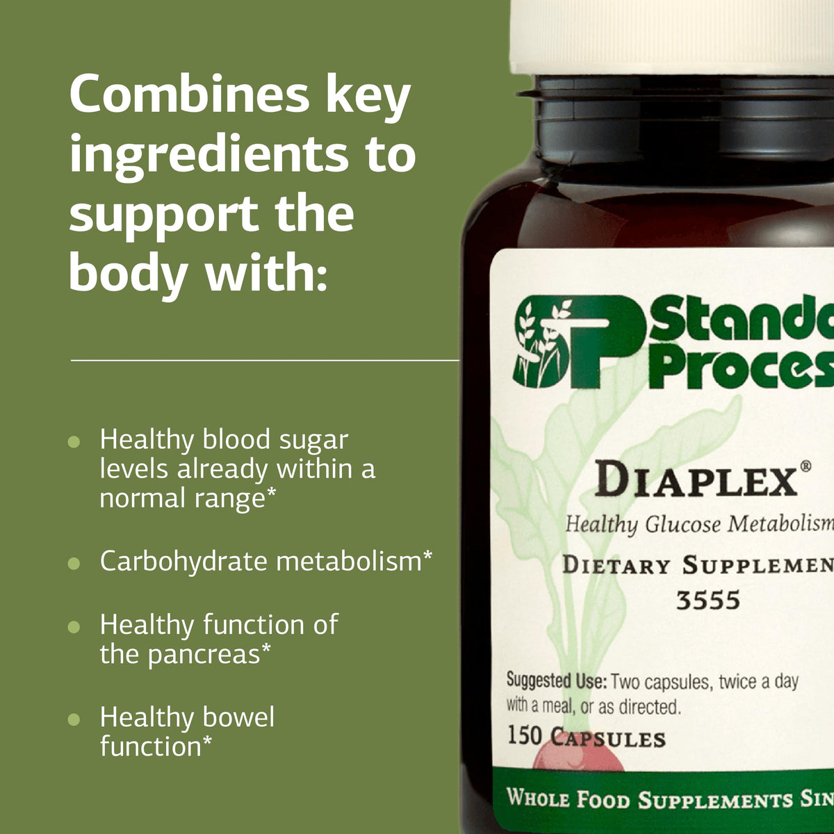 Standard Process Diaplex Pancreas & Gallbladder Support - 150 Capsules - image 4