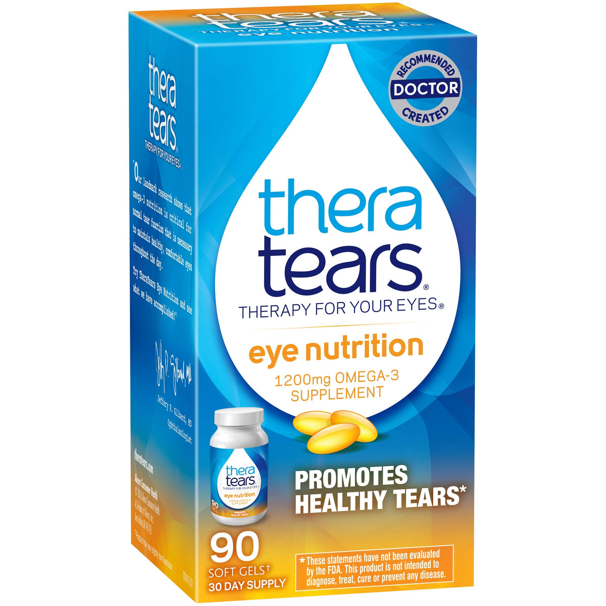 TheraTears Nutrition Omega-3 Supplement - 90 Capsules