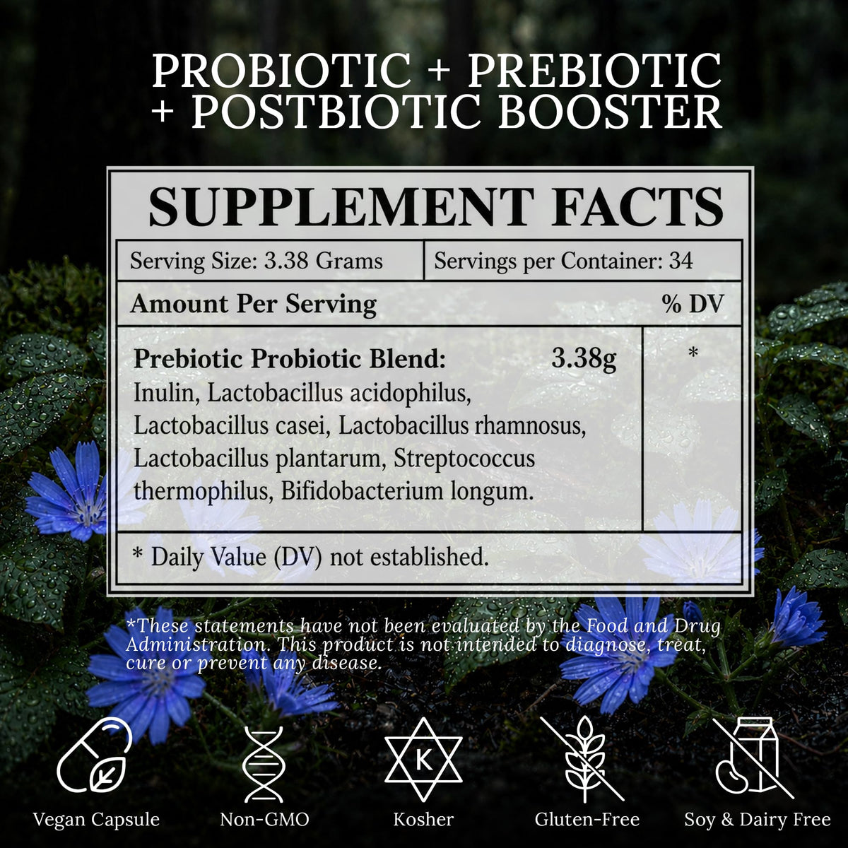 BioImmersion Original Synbiotic Probiotic Prebiotic Powder - 120g - image 4