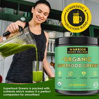 Warrior Strong Wellness Certified Organic Greens Powder - 30 Servings - image 3