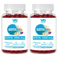 VITA GLOBE Biotin Gummies 5000mcg for Hair, Skin & Nails - 80 Gummies