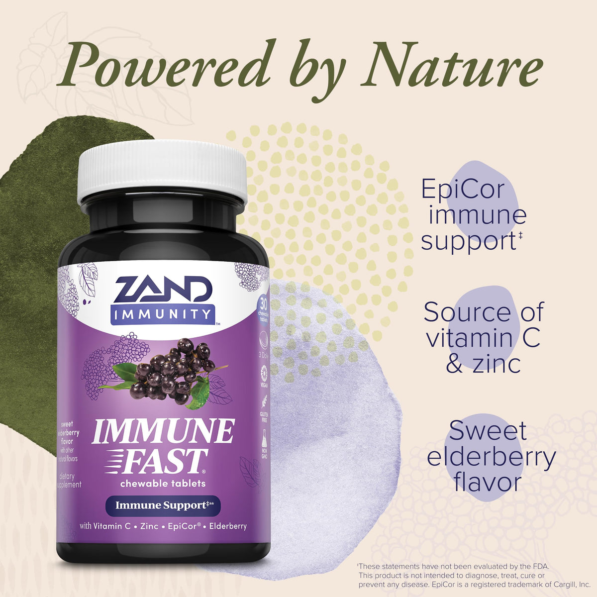 ZAND Immune Fast Elderberry Chews - 30 Tablets - image 3