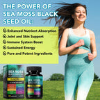 HUYEHF Sea Moss Black Seed Oil Ashwagandha - 60 Capsules - image 4