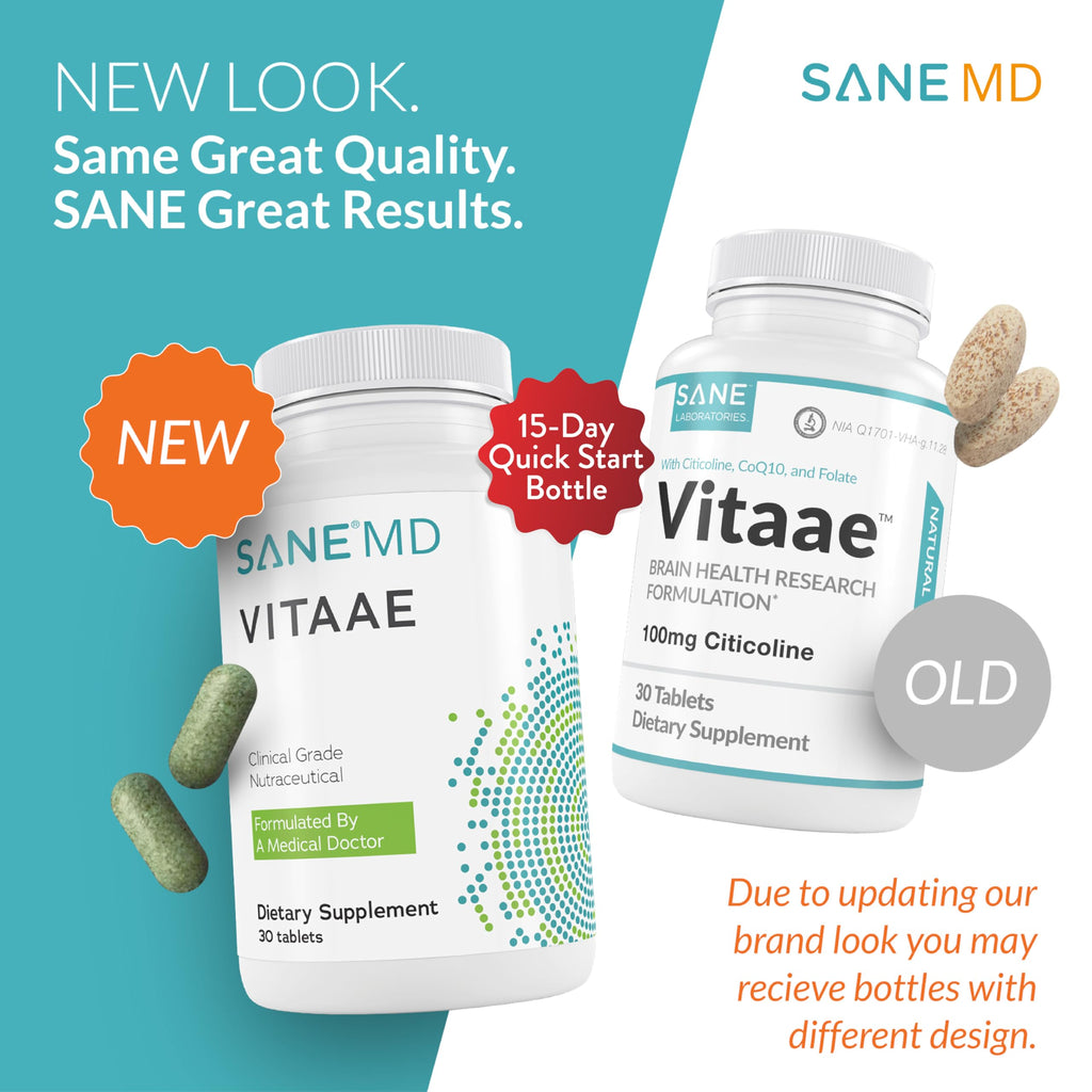 SANE Vitaae Brain Support Supplement - 30 Tablets - image 9