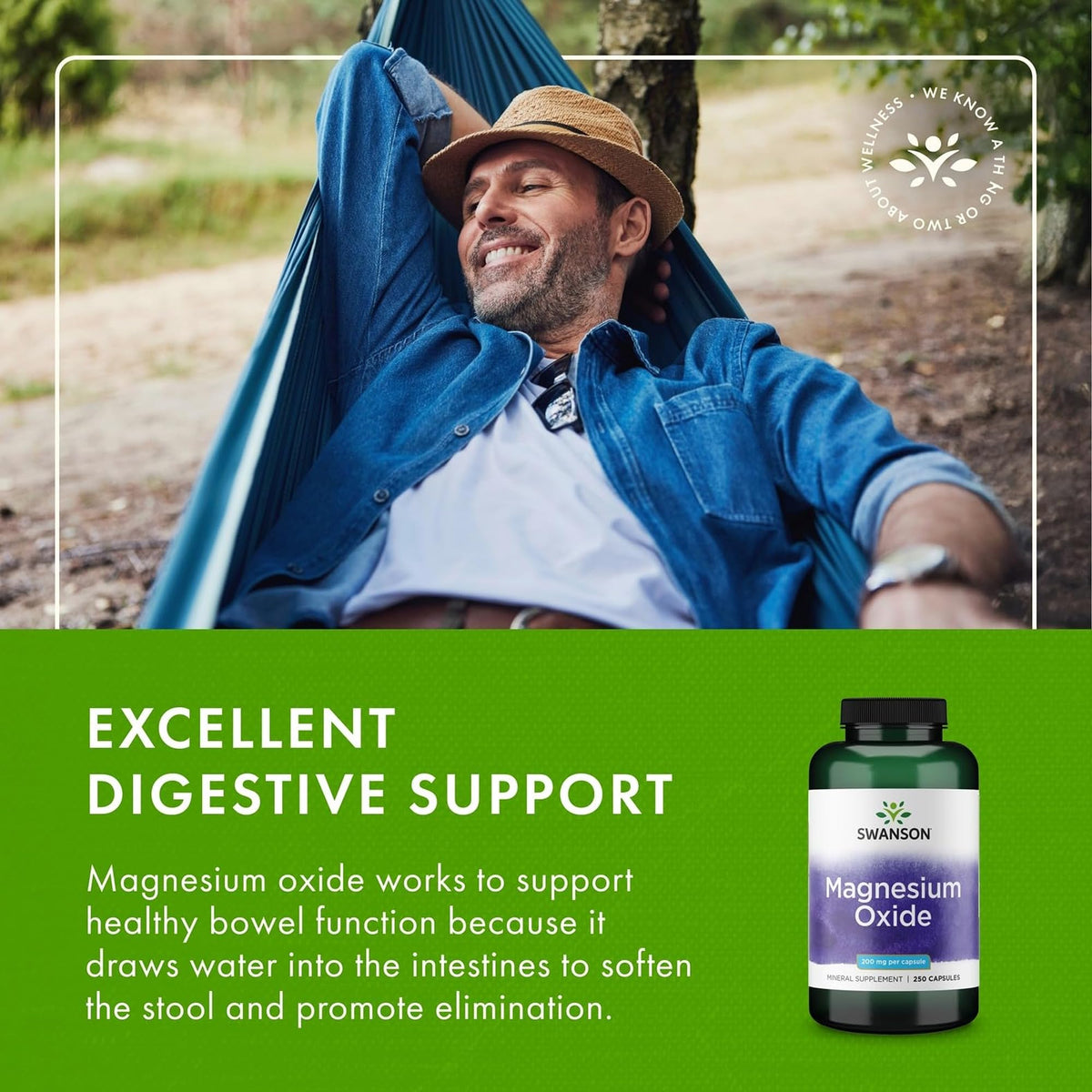 Swanson Magnesium Bone & Muscle Support 200 mg - 250 Capsules - image 9