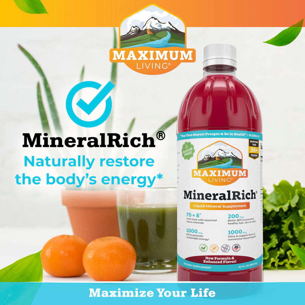 Maximum Living MineralRich Trace Minerals - 32 fl oz - image 6