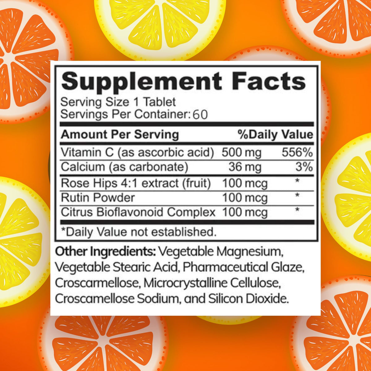 Zaytun Halal Vitamin C 500mg Immune Support - 60 Tablets - image 2