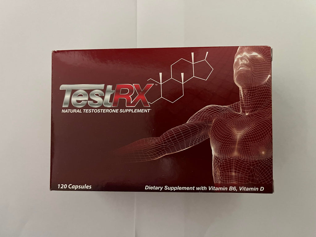Generic TestRX Testosterone Booster for Men - 120 Capsules