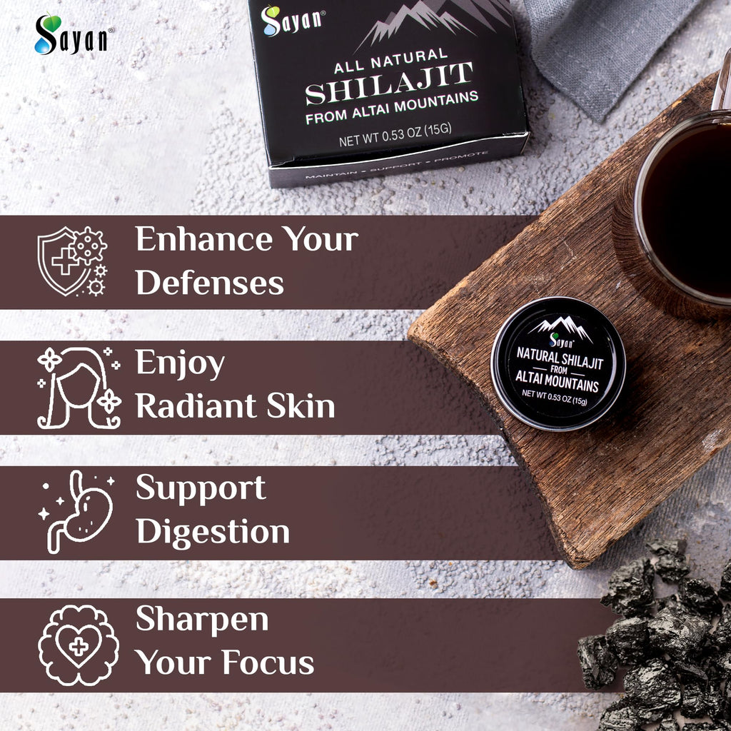 Sayan Pure Authentic Altai Shilajit
