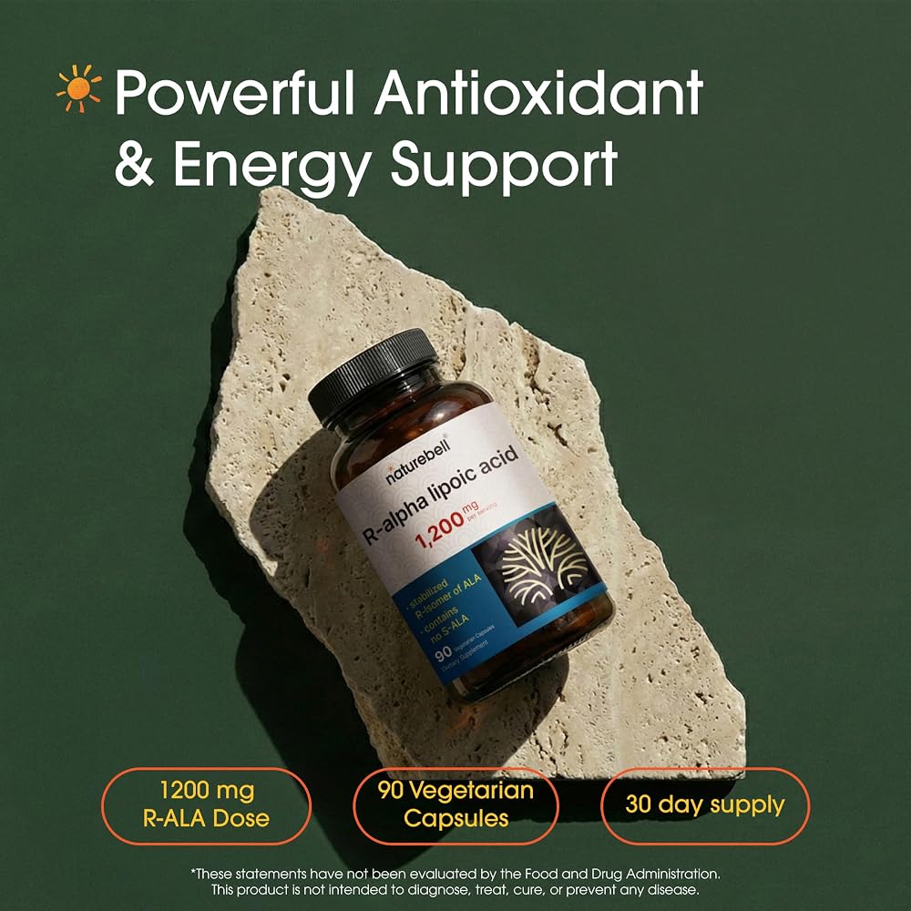NatureBell R-Alpha Lipoic Acid 1,200mg - 90 Capsules - image 2
