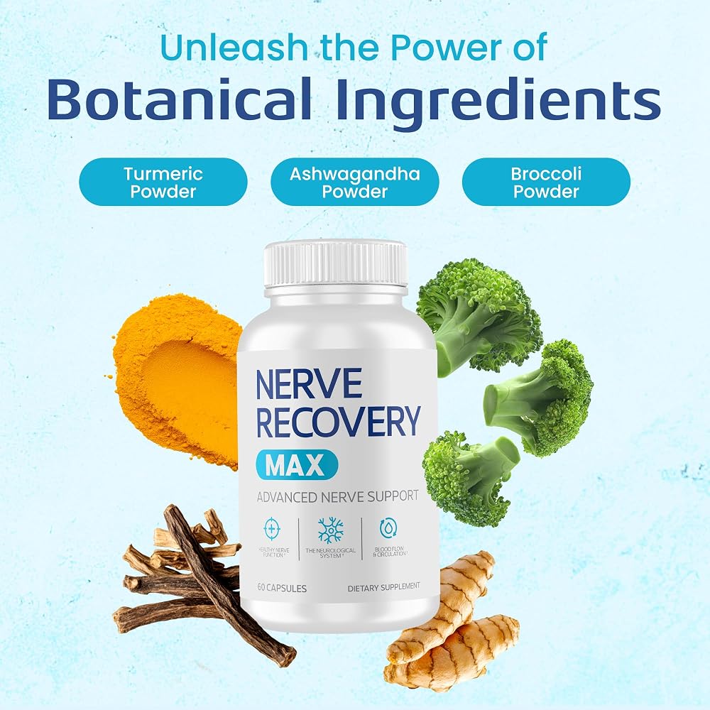 Nerve Recovery Max - Non-GMO Advanced Nerve Support Supplement