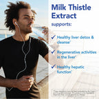 Patient One Milk Thistle Extract 250 mg Liver Support - 90 Capsules - image 4
