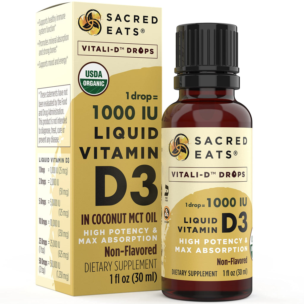 Sacred Eats Vitamin D3 Liquid Drops