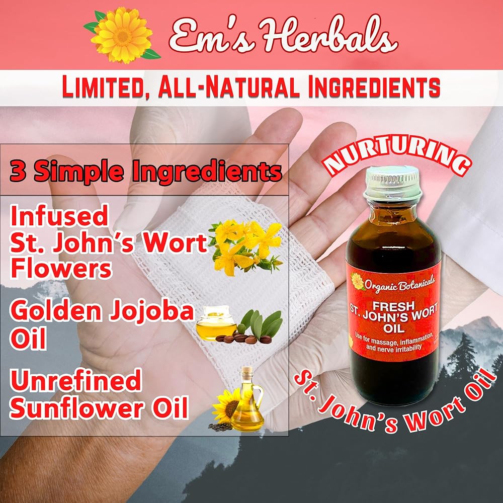 Em's Herbals St John's Wort Infused Oil