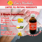 Em's Herbals St John's Wort Infused Oil