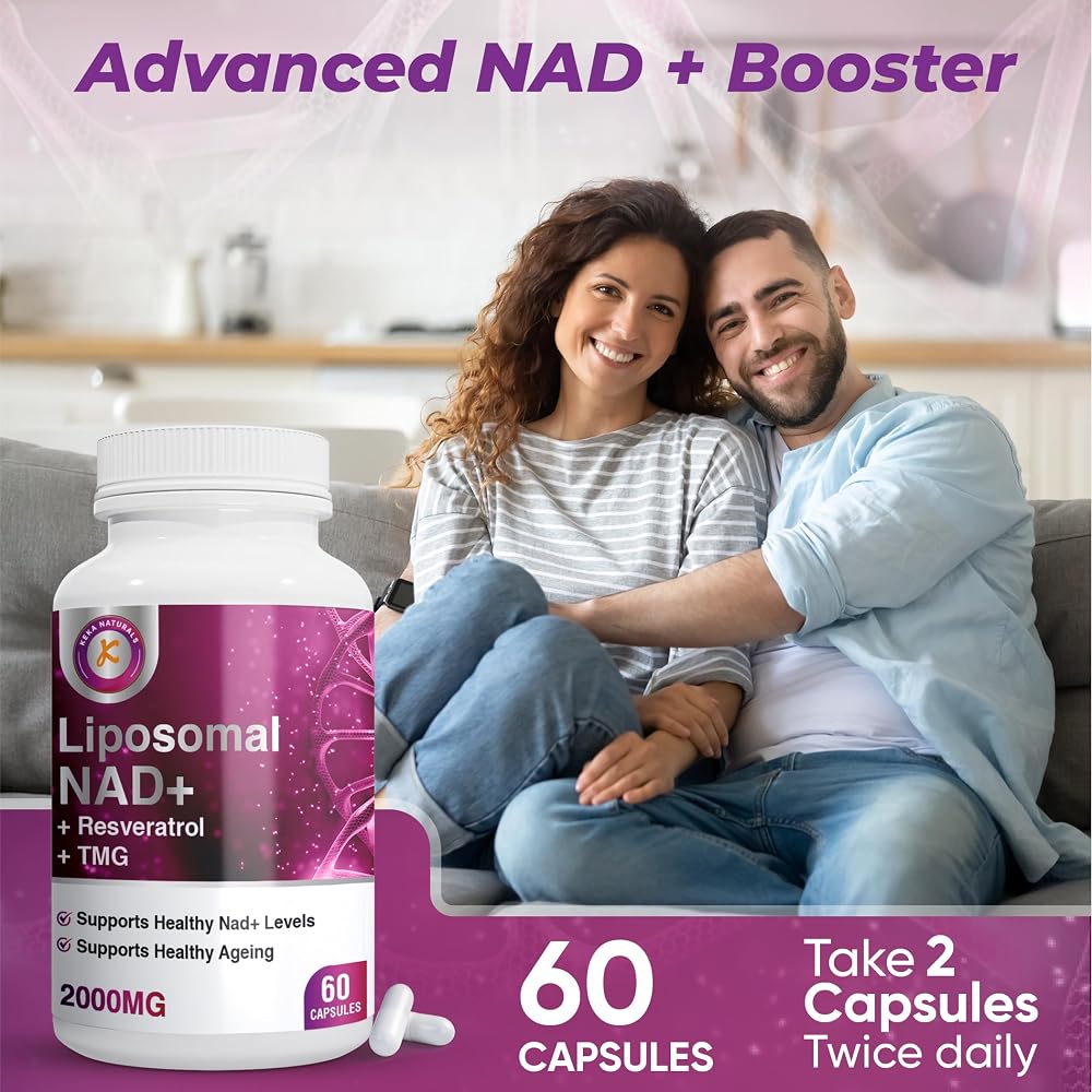 Keka Naturals NAD+ Resveratrol Complex - 60 Capsules - image 2