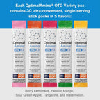 OptimalAmino OTG Stick Packs Complete Amino Acid Profile - 30 Count - image 4