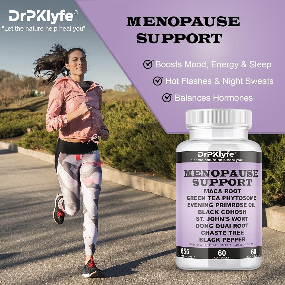 DrPKLyfe Menopause Support Capsules 655mg - 60 Count - image 2