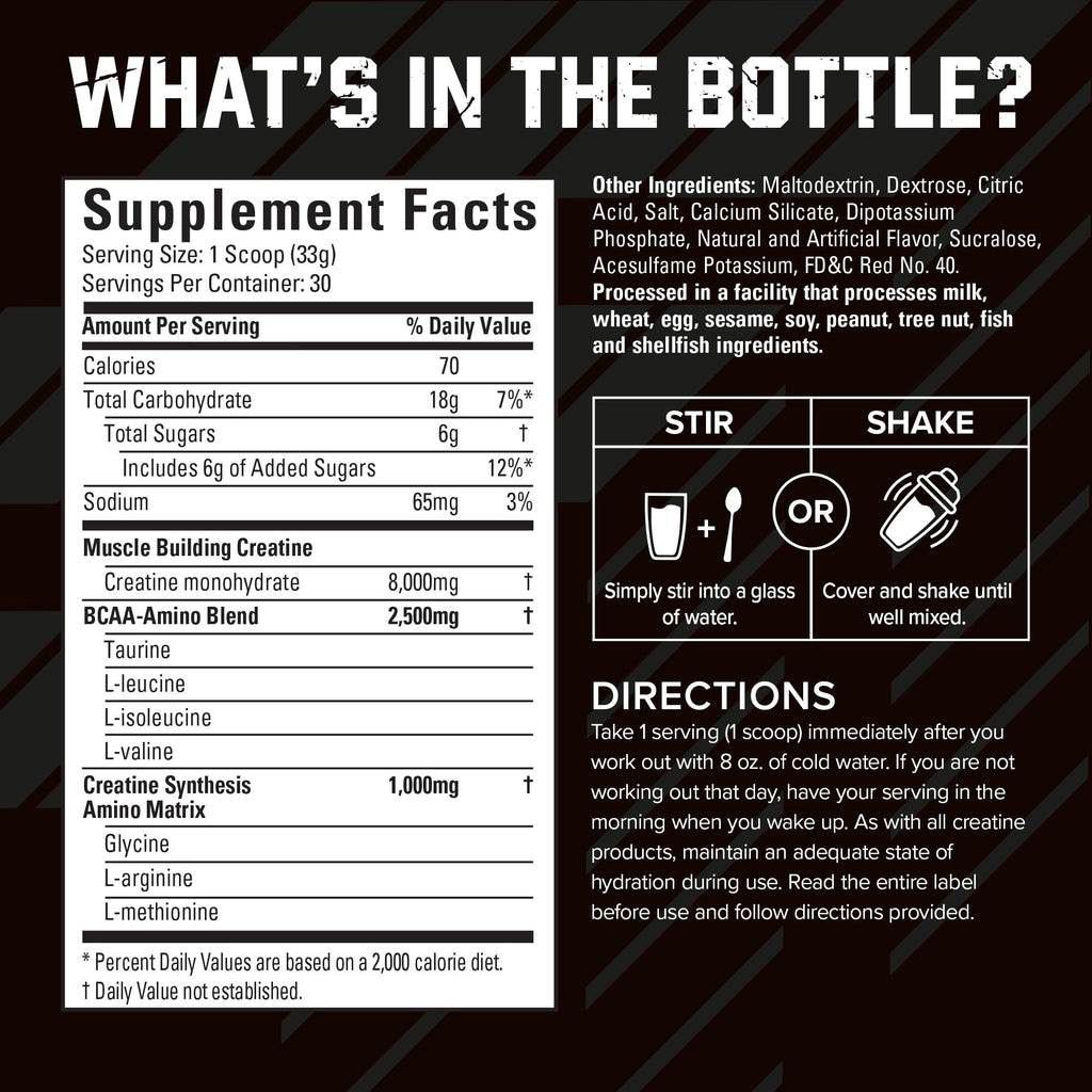 Six Star Creatine Monohydrate Powder for Men & Women