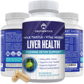 TRUTHENTICS Liver Health Supplement with Milk Thistle - 60 Capsules