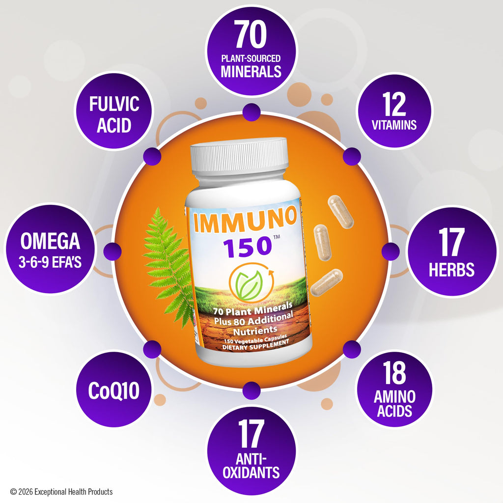Immuno 150 Immune Support Supplement - 150 Vegetarian Capsules - image 3