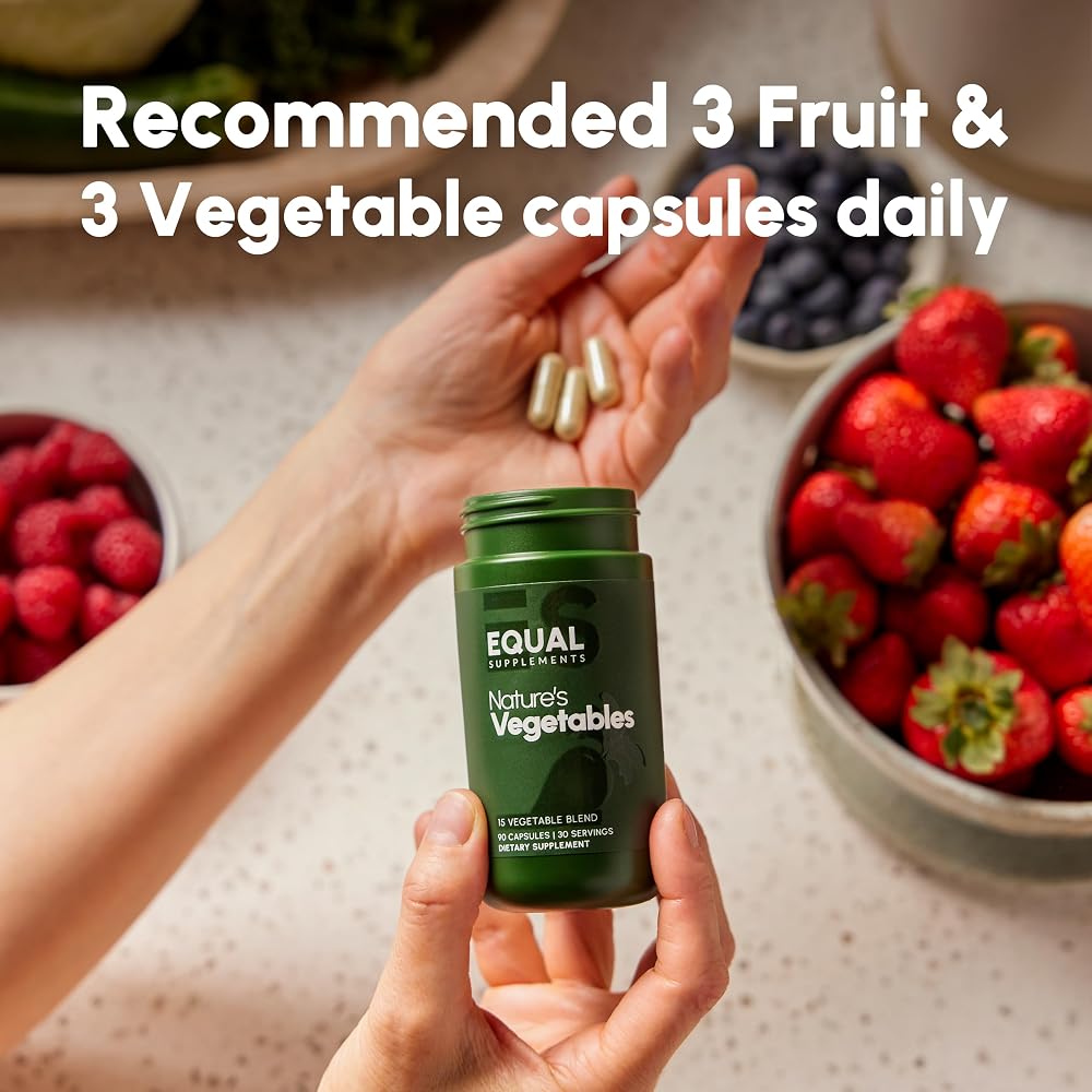 Equal Supplements Fruits and Vegetables Supplement - 180 Capsules - image 6