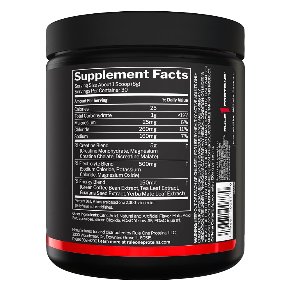 Rule 1 Charged Creatine - Multi-Function Workout Supplement