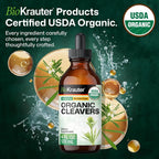 BIO KRAUTER USDA Organic Cleavers for Lymphatic Drainage & Detox - image 3
