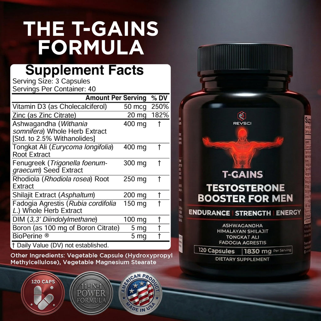 Revolution Science HGH Supplements for Men & Women - Regains Natural