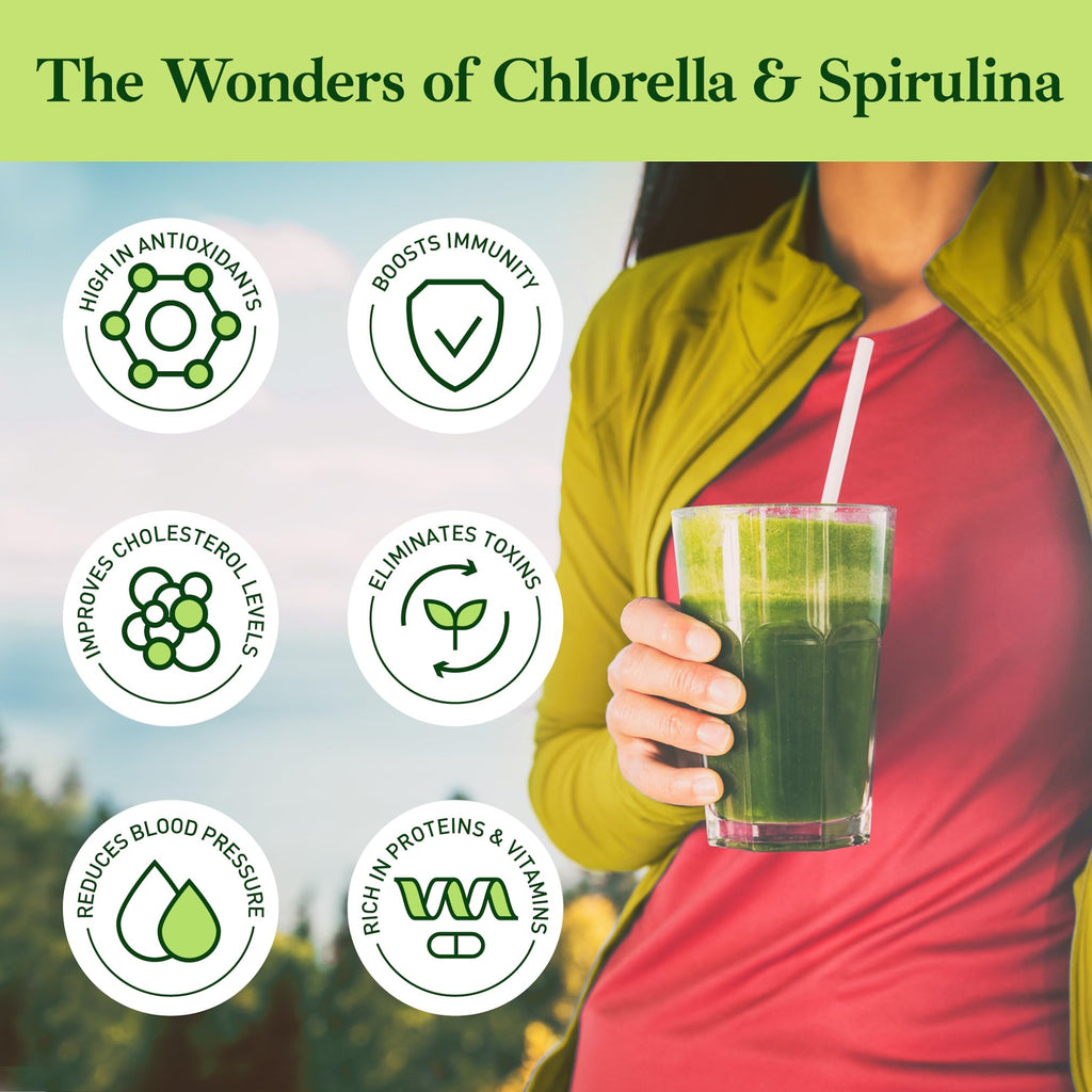 Good Natured Spirulina Chlorella Powder - 85 Servings - image 2
