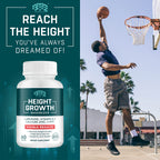 BTQ BIOTEQUE LAB Height Growth Maximizer Calcium Vitamin D3 Zinc - 60 Capsules - image 6