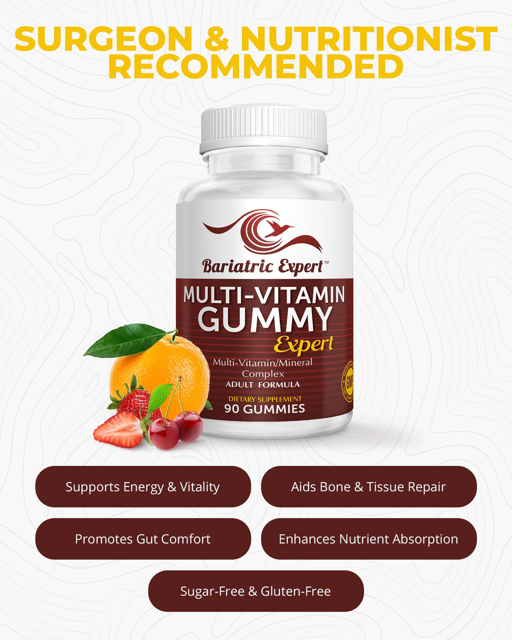 Bariatric Food Expert Multivitamin Gummies - 90 Count - image 2
