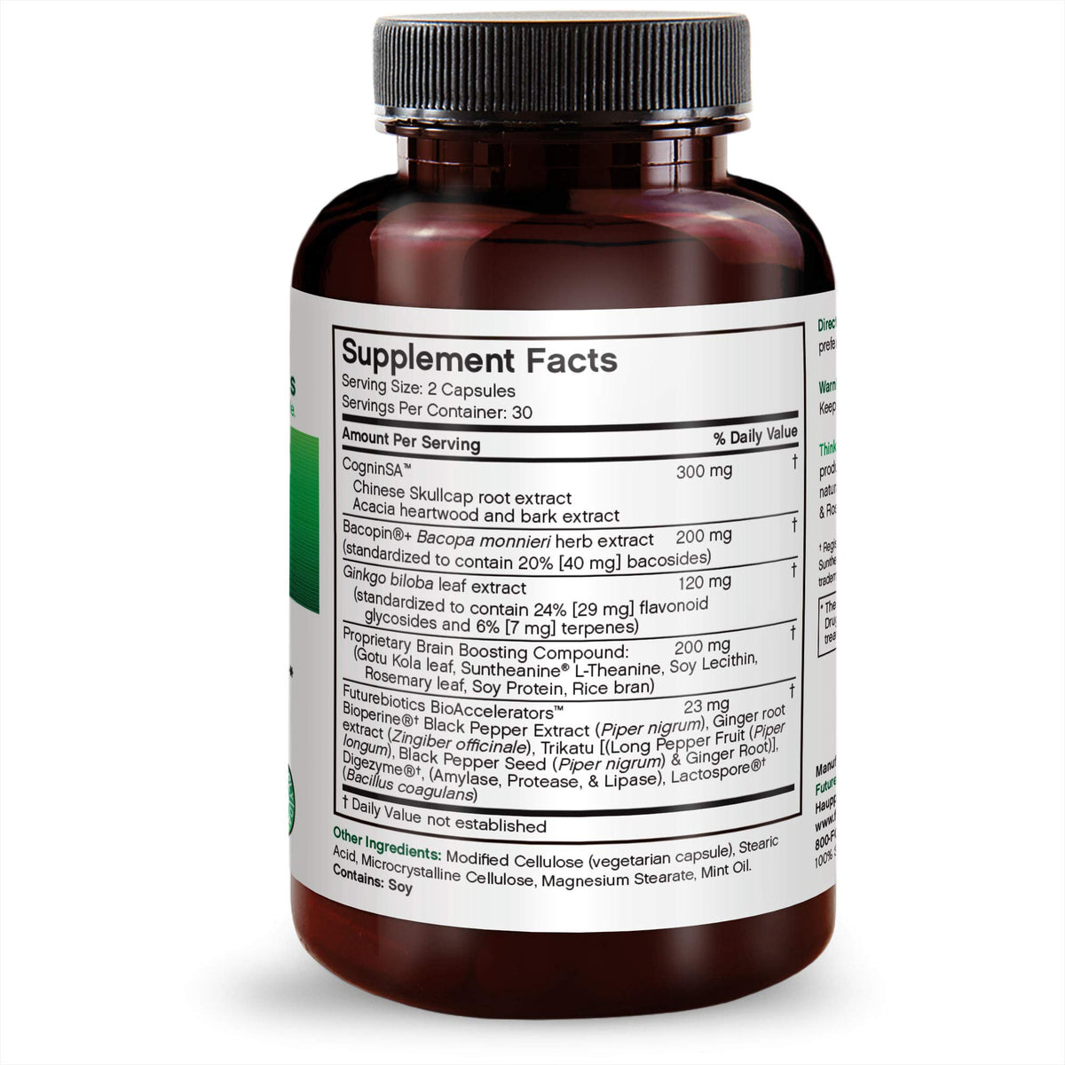 Futurebiotics ThinkFast Brain Performance and Memory - 60 Vegetarian Capsules - image 2